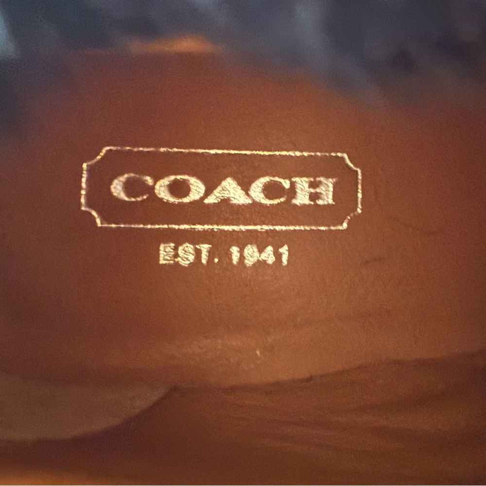 Coach Black Fur-Trimmed Stiletto Boots - Picture 4 of 5
